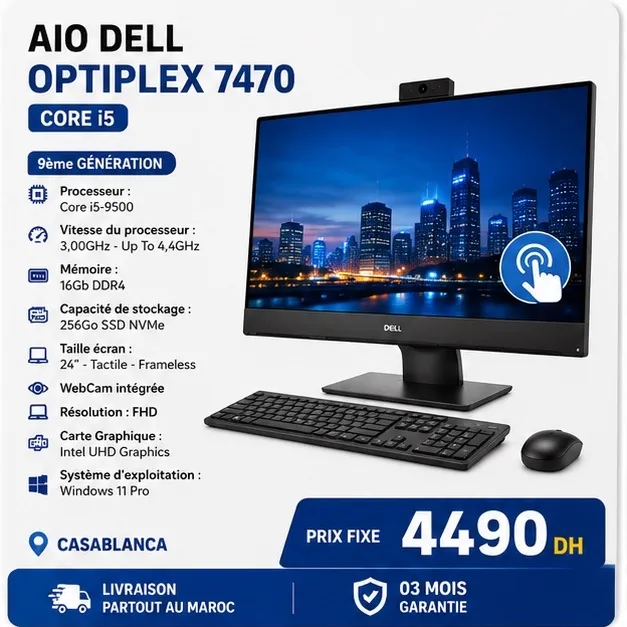 AIO DELL Optiplex 7470 Core i5
