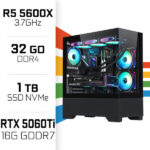 PC Gamer Ryzen 5 5600X/32GB/1TB SSD/RTX5060Ti 16GB