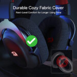 Redragon H510 PRO Zeus-X RGB Wireless Gaming Headset – Image 4
