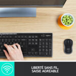 Logitech Desktop MK270 Sans-fil (AZERTY) – Image 3