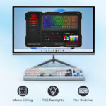 Redragon K728 Antonium Pro Wireless Mechanical Keyboard (Nova Azure) – Image 5