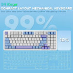 Redragon K664WBP Gloria PRO 60% Wireless RGB – Image 5