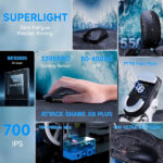 ATTACK SHARK X8PLUS (Black) – Image 4
