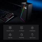 Redragon GS520 Anvil RGB Desktop Speakers 2.0 – Image 6