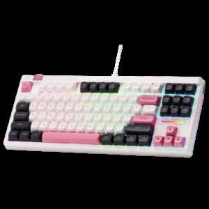 Redragon K729 OTIM Pro Wireless Mechanical Keyboard (White/Black/Pink)