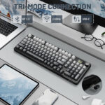 ATTACK SHARK X98 PRO Wireless Blueberry Switch (Moonlit Night) – Image 4