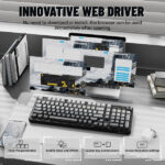 ATTACK SHARK X98 PRO Wireless Blueberry Switch (Moonlit Night) – Image 6