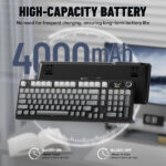 ATTACK SHARK X98 PRO Wireless Blueberry Switch (Moonlit Night) – Image 7