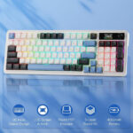 Redragon Galatin PRO K719 Wireless (Glacier Azure) – Image 3