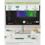 Redragon K734 Wildslash Wireless Mechanical Keyboard (GlowArc) – Image 6