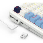 Redragon K728 Antonium Pro Wireless Mechanical Keyboard (Polar Blue) – Image 5