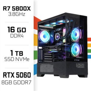 PC Gamer Ryzen 7 5800X/16GB/1TB SSD/RTX5060