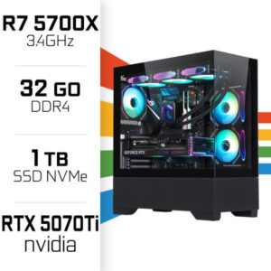 PC Gamer UltraPC Ryzen 7 5700X/1TB SSD/32GB/RTX5070TI