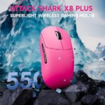 ATTACK SHARK X8PLUS (Berry Red) – Image 3