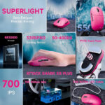 ATTACK SHARK X8PLUS (Berry Red) – Image 4