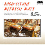 AOC C27G4H 27" 180Hz 0.5ms Curved – Image 3