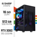 PC Gamer UltraPC Intel Core i5 13400F/512GB SSD/16GB/RTX3060 12GB