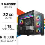 PC Gamer Ultrapc Intel Core i7 14700KF/1TB SSD/32GB DDR5/RTX5060TI 16GB