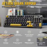 ATTACK SHARK X98 PRO Wireless Blueberry Switch (Star Black) – Image 3
