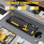 ATTACK SHARK X98 PRO Wireless Blueberry Switch (Star Black) – Image 4