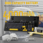 ATTACK SHARK X98 PRO Wireless Blueberry Switch (Star Black) – Image 7