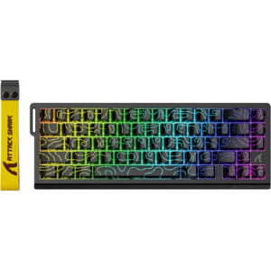 ATTACK SHARK X68 PRO HE Wireless Magnetic Switch (Black Contours)