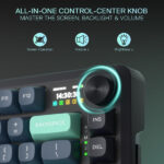 Redragon K724 Pro LCD Wireless Mechanical Keyboard (Dark Jade) – Image 7