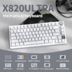 ATTACK SHARK X820 Ultra Shark Switch (White Contours) – Image 3