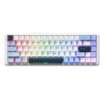 ajazz ak680 max wireless white blue 8+1k