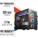 PC Gamer UltraPC Ryzen 7 7800X3D/1TB SSD/32GB DDR5/RX9060XT 16G