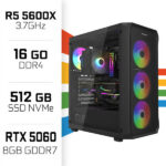 PC Gamer Ultrapc PBG Ryzen 5 5600X/16GB/512GB SSD/RTX5060