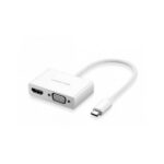 Ugreen Convertisseur USB-C to HDMI+VGA Blanc (30843) – Image 2