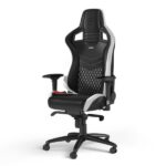 Noblechairs EPIC Real Leather Black/Red/White – Image 4