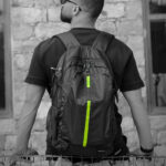 21 Liters Bagpack, Ports, Hight Quality material - (Black) – Image 4