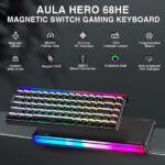 AULA Hero 68 HE Black (Jade King Magnetic Switch) – Image 3