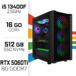PC Gamer UltraPC Core i5 13400F/512GB SSD/16GB/RTX5060 Ti 8GB