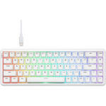 ajazz ak680 max white (Magnetic Switch) Wired