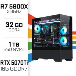 PC Gamer UltraPC Ryzen 7 5800X/1TB SSD/32GB/RTX5070TI