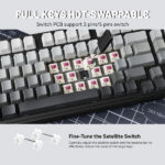 ATTACK SHARK X98 Moonlit Night (Strawberry Switch) – Image 4