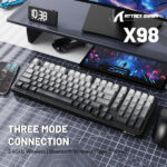 ATTACK SHARK X98 Moonlit Night (Strawberry Switch) – Image 5