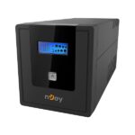 Onduleur nJoy UPS Cadu 1000, line-interactive, 1000VA/600W, tower, 4 x Prise FR, LCD, Gblan protection, USB, 19 minutes – Image 4
