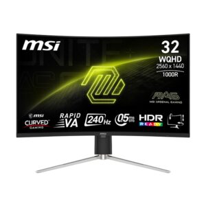 MSI MAG 325CQRXF E2 31.5" 240Hz 0.5ms 2K