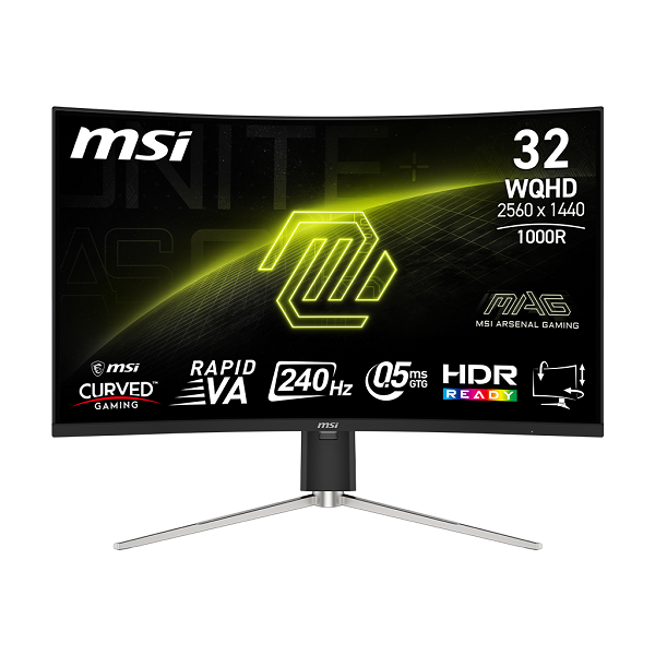 MSI MAG 325CQRXF E2 31.5" 240Hz 0.5ms 2K MSI MAG 325CQRXF E2 31.5" 240Hz 0.5ms 2K – Image 1