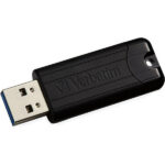 Verbatim Clé USB PinStripe 3.0 de 128 Go Noire