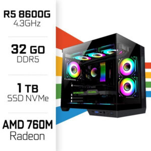 PC Gamer UltraPC Ryzen 5 8600G/512GB SSD/16GB/Radeon 760M