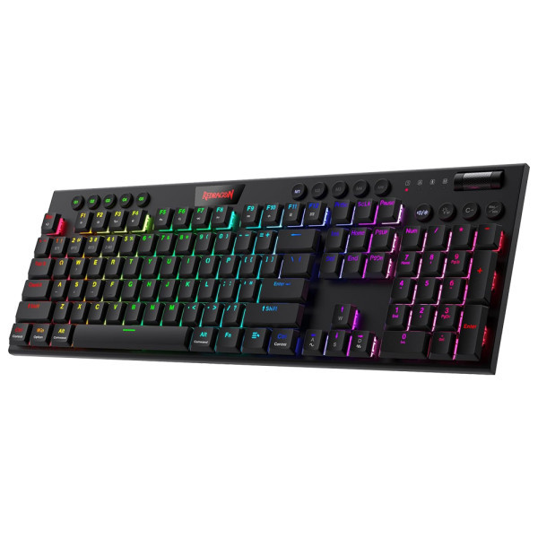 Redragon K618 PRO Wireless Low Profile Red Switches Redragon K618 PRO Wireless Low Profile Red Switches – Image 1
