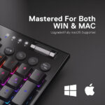 Redragon K618 PRO Wireless Low Profile Red Switches – Image 4