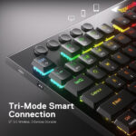 Redragon K618 PRO Wireless Low Profile Red Switches – Image 6