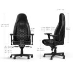 Noblechairs ICON Black/Platinum White – Image 6