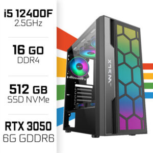 PC Gamer UltraPC Core i5 12400F/512GB SSD/16GB/RTX3050 6GB